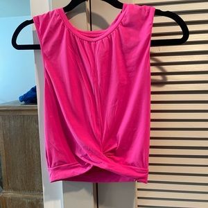 Buffbunny hot pink crop top